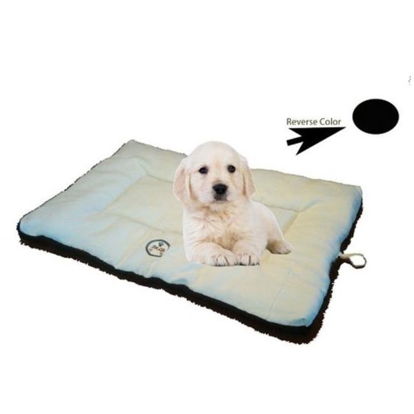 Petpurifiers Medium Eco-Paw Reversible Pet Bed - Black and White PE480407